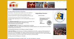 Desktop Screenshot of buergerstiftung-viernheim.de