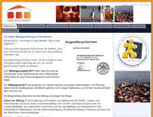 Tablet Screenshot of buergerstiftung-viernheim.de